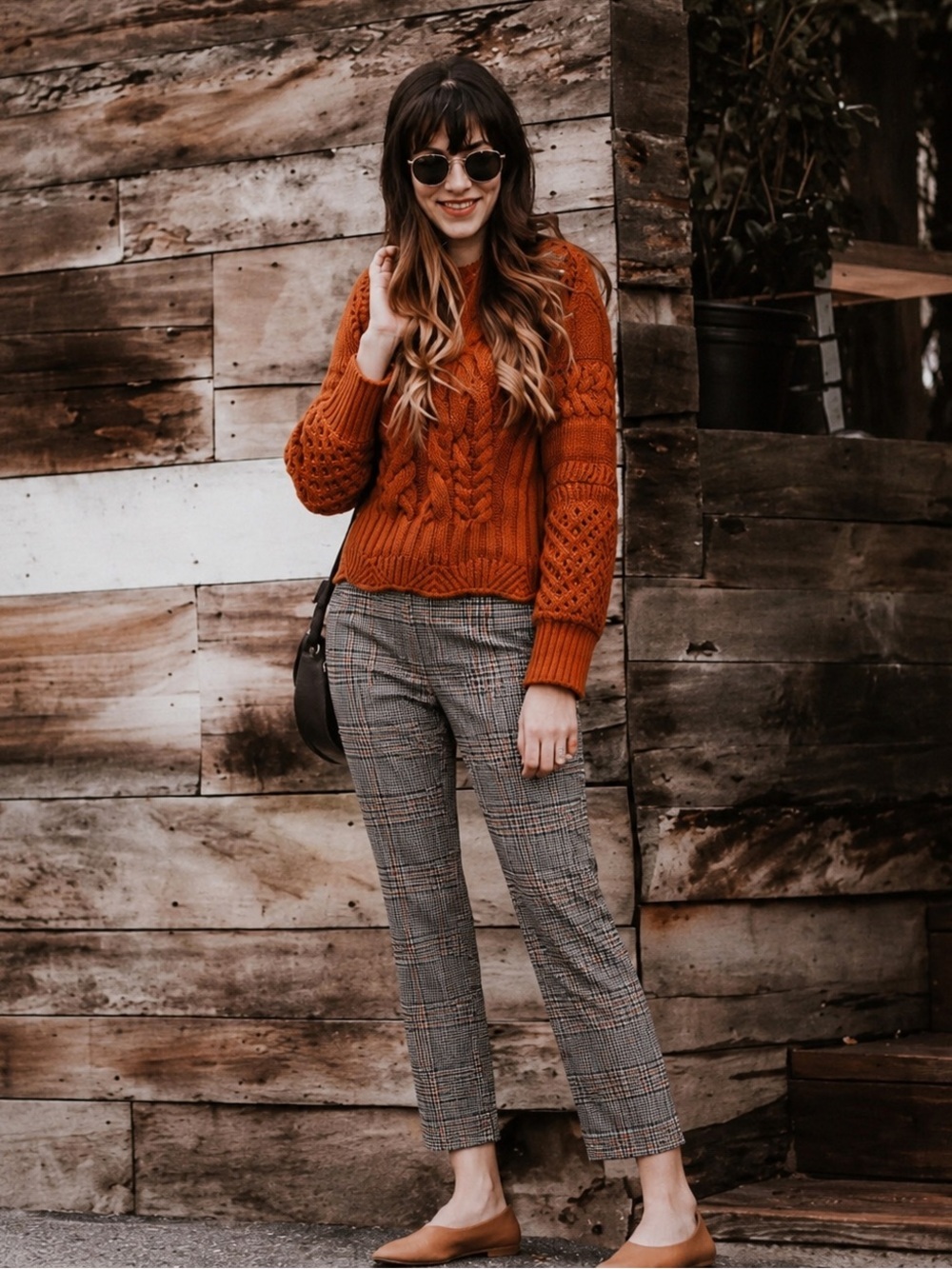 Wilfred Aritzia Plaid Pants Size 6 Cropped Check Trouser Academia Minimalist